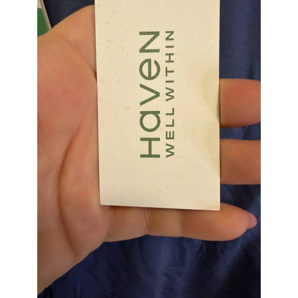 Haven Well Within TENCEL™ Lounge Shorts | Blue | Size L | NWT - Picture 4 of 9